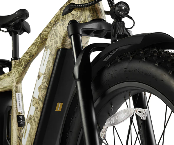 CYKE Cheetah RST suspension fork, headlight and 26-inch fat tire