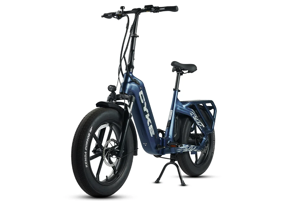 CYKE Grizzly classic blue front three-quarter view