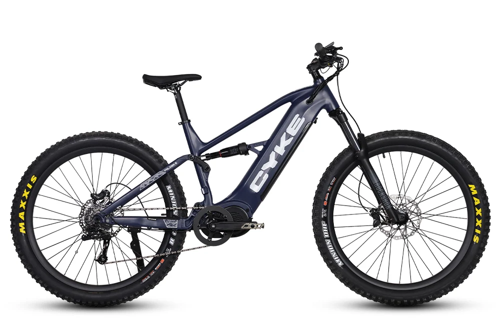 CYKE Falcon S dark blue non-drive-side profile