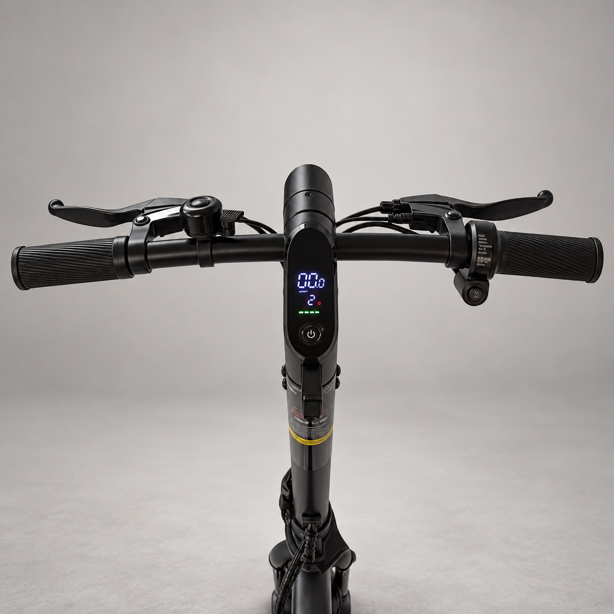 DYU Commuter Ebike handlebars and display