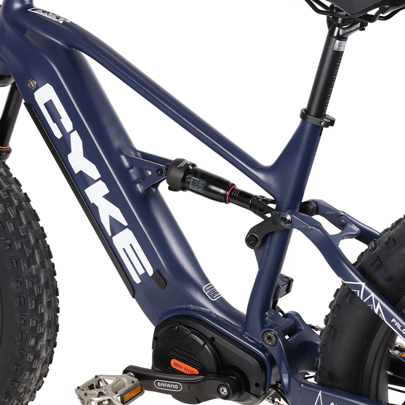 CYKE Falcon A RockShox rear air shock and full suspension linkage