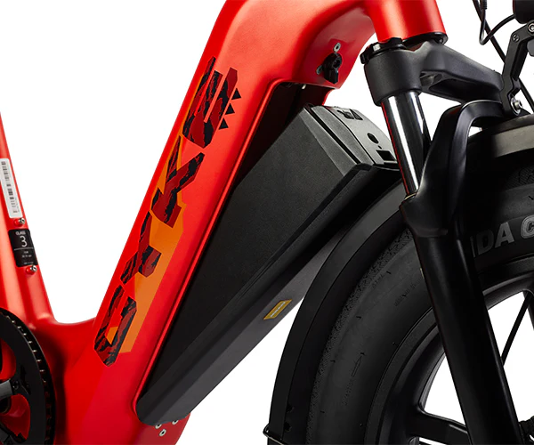 Collie Cargo removable frame-integrated battery