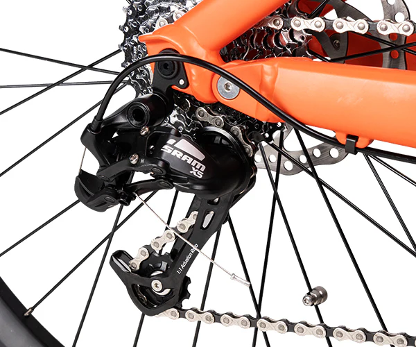 CYKE Falcon S SRAM 9-speed rear derailleur and cassette