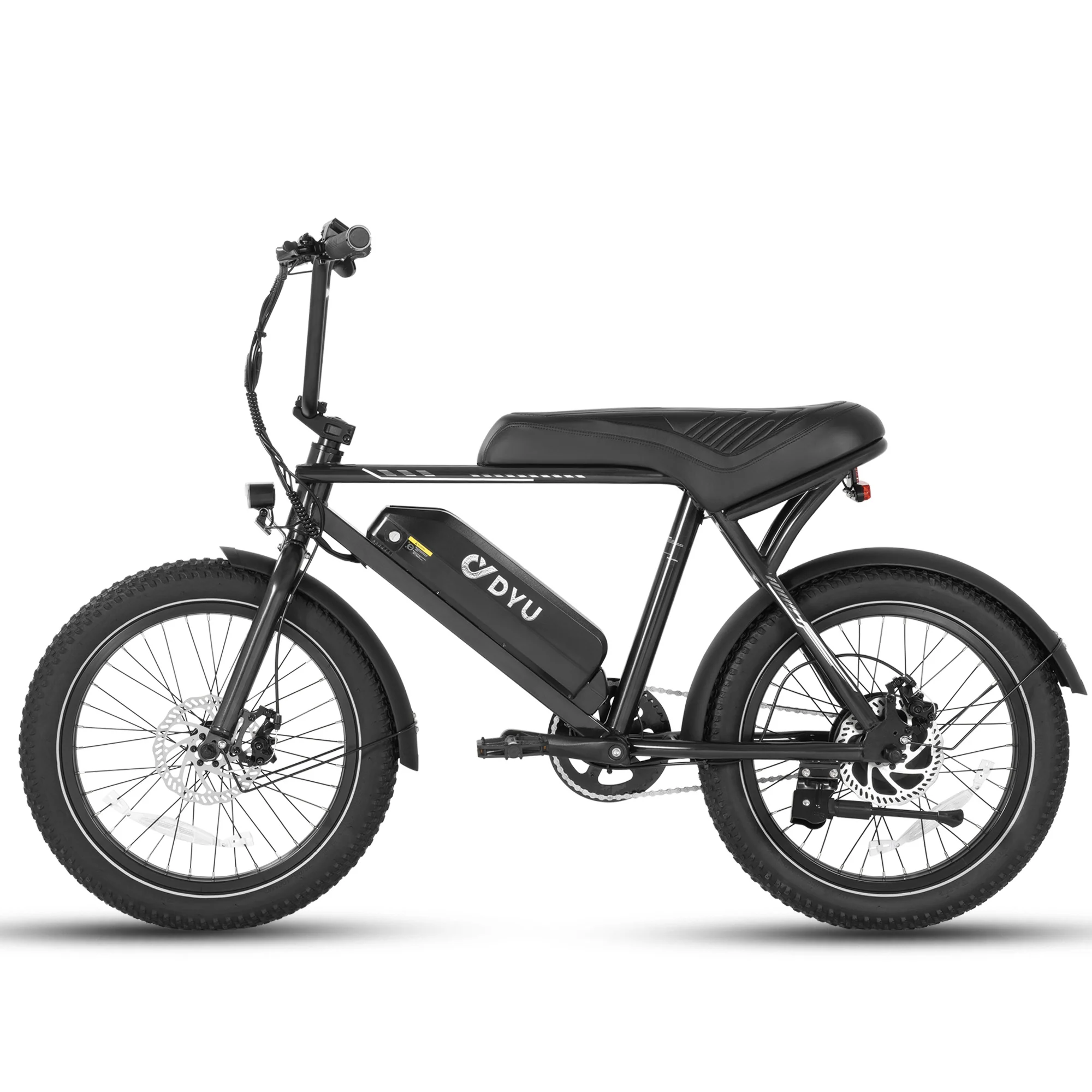 DYU UX BMX electric bike reverse side profile