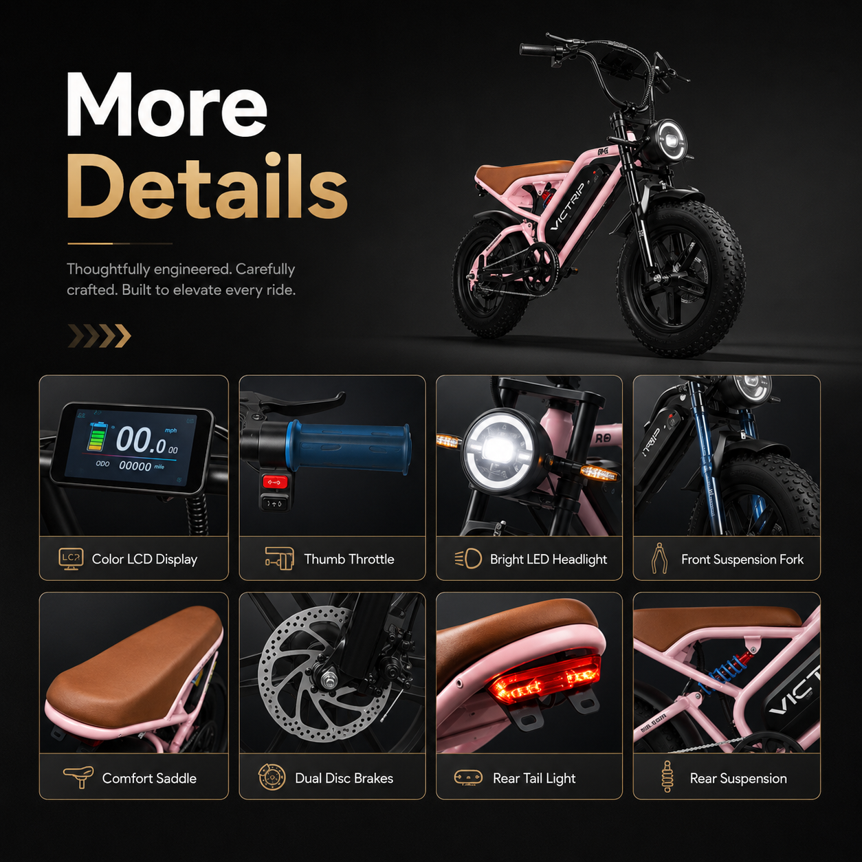 VICTRIP R6 component and feature details