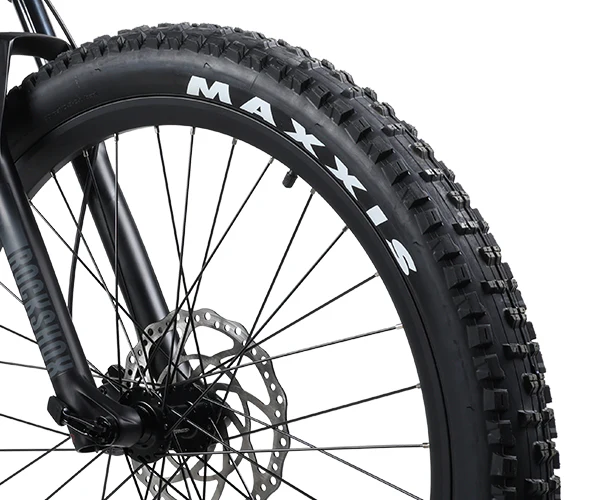 CYKE Falcon A Maxxis High Roller II tire on RockShox fork