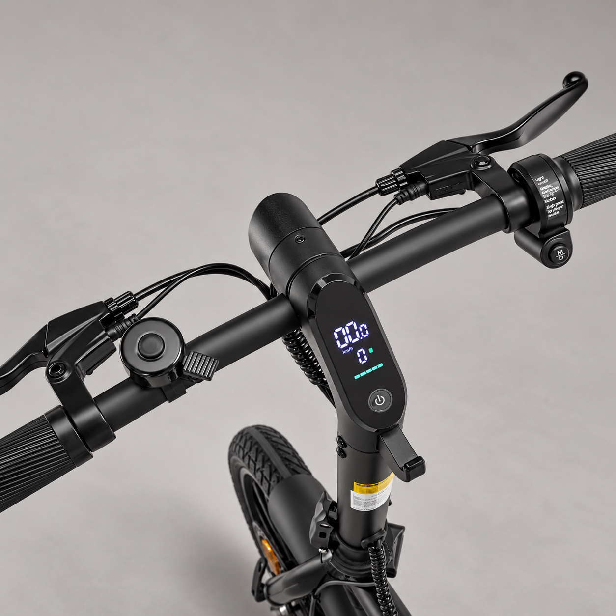 DYU X1 handlebars and display