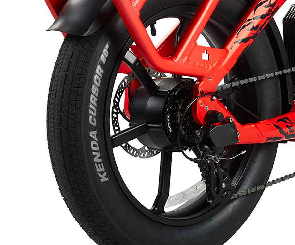 Collie Cargo rear wheel, motor and KENDA 20x4.0 fat tire