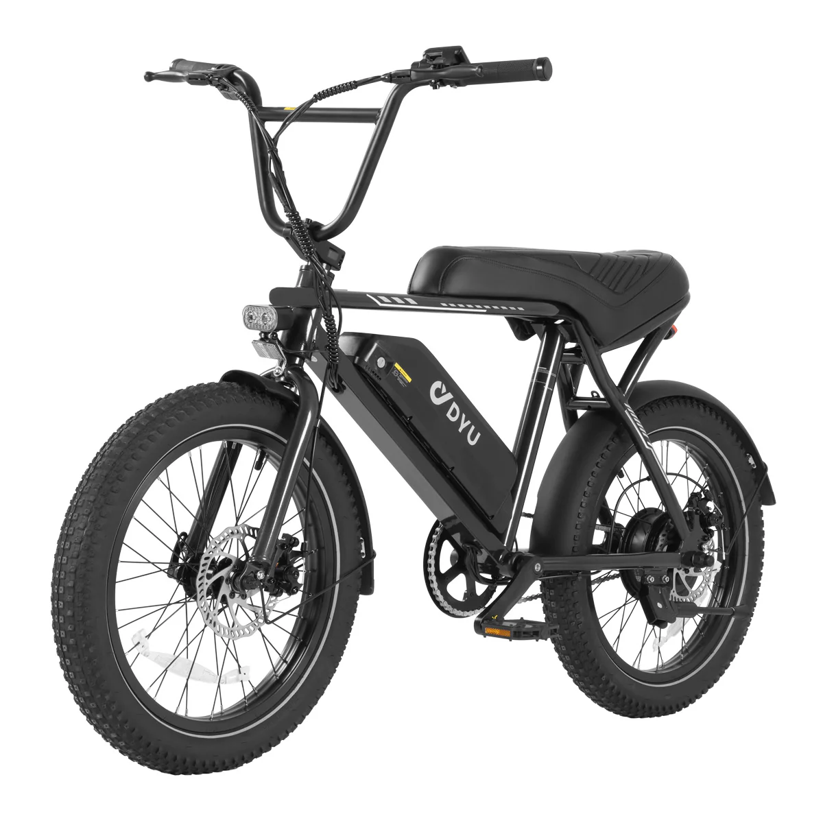 DYU UX BMX electric bike angled view