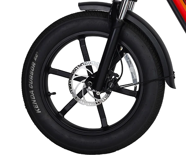 Collie Cargo front wheel with disc brake and fat tire